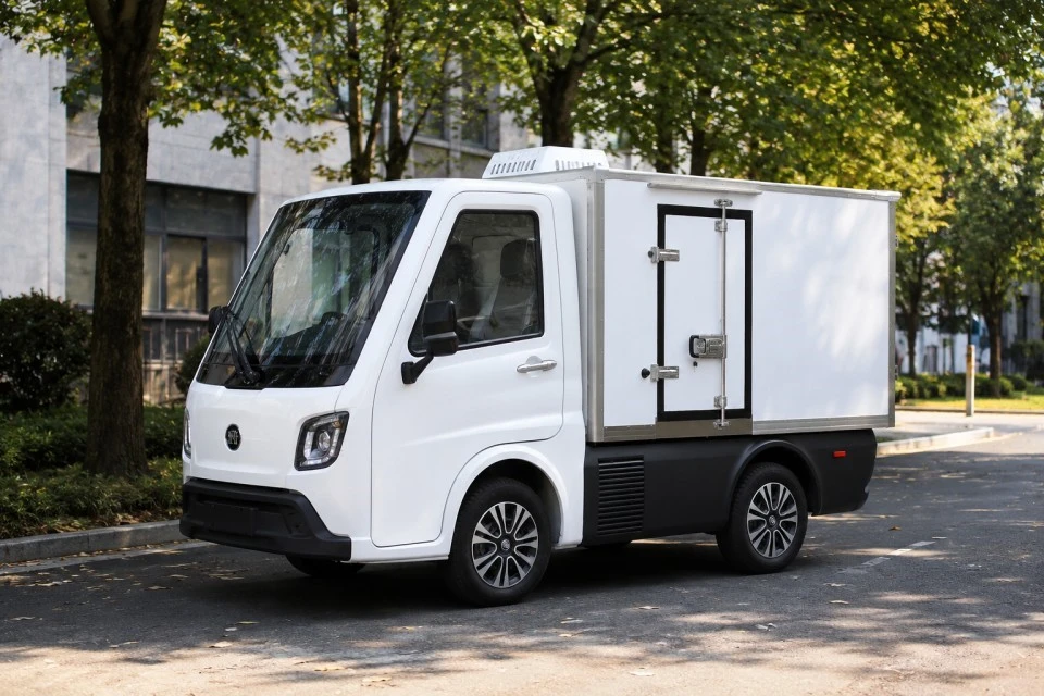 DOT COC Logistiek Van Met Koelbox Aangepaste Temperatuur -18 Tot 5 graden